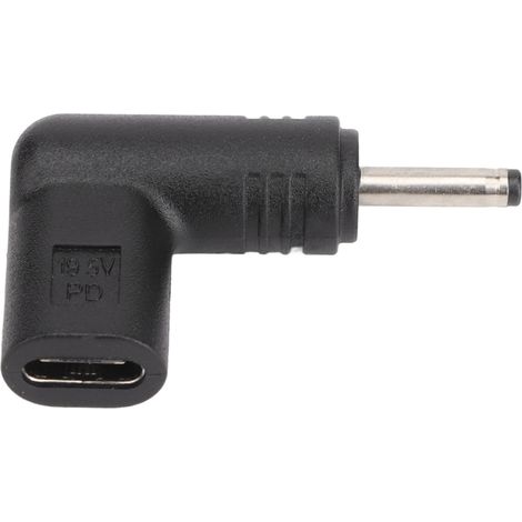 100-W-USB-C-PD-Adapter (weiblich) auf DC 18,5–20 V, 3,0 x 1,1 mm, rechtwinkliger Trigger-Emulator