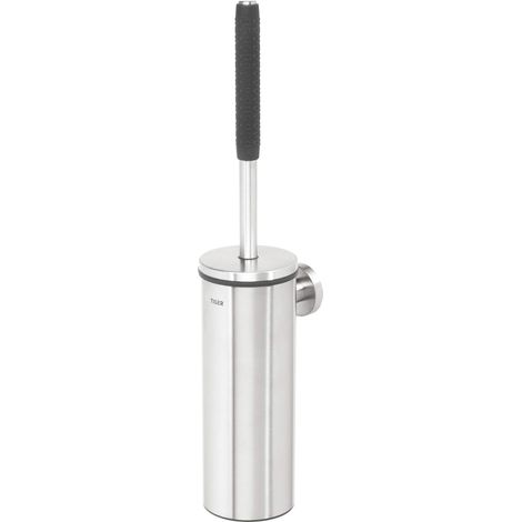Porte-brosse WC, Acier inoxydable brossé (1/5)