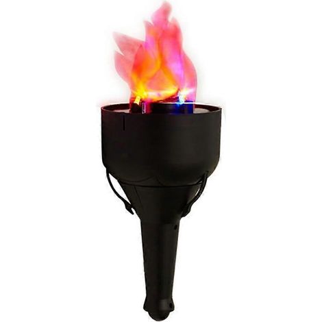 Lampe torche LED effet flamme 4 en 1, sans flamme, à porter ou à suspendre, pour la décoration intérieure et extérieure (1/5)