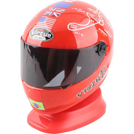 Casque pour animaux de compagnie en plastique technique rouge, élégant et robuste, avec absorption des chocs, pour chiots et activités de plein air. (1/5)
