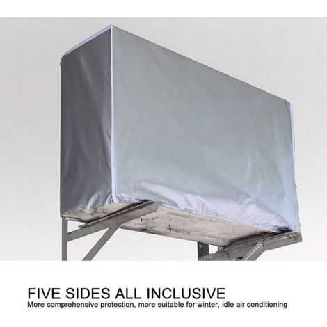 Couverture d'unité de climatisation - Respirante Protection contre poussière - 105x40x75 cm (1/5)