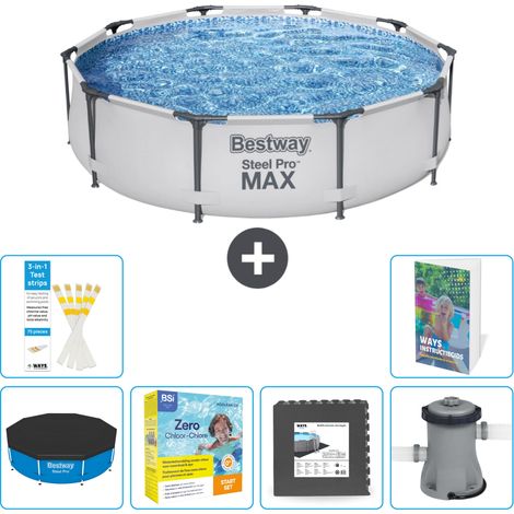 Bestway Steel Pro MAX Rund - 305x76 cm - 7-teilig S85