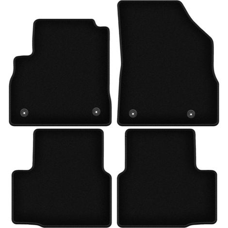 Tapis de sol en velours noir BASIC pour Opel Astra K berline, hayon, break (2015-) (1/5)