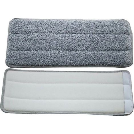 10 pièces Serpillères en Microfibre pour Balai Lave-Sol Housse de Nettoyage de Rechange Vadrouille La Tête de Ménage de Vadr (1/4)