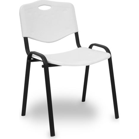 Pack 1 silla Iso plastic PVC blanco
