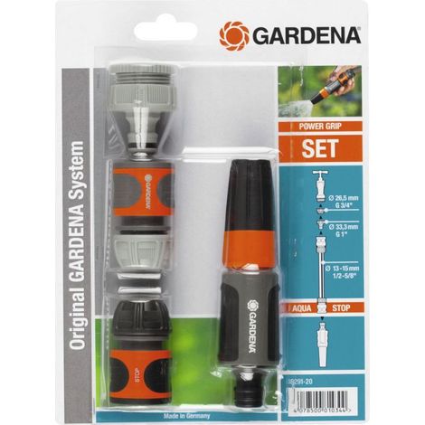 Gardena Grundausstattung Gartenspritze mit Anschluss-Set Gartenbrause