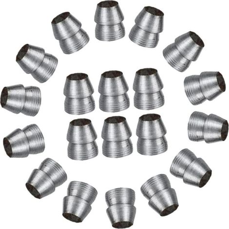 Set mit 20 runden Metall-Hammerstielkeilen, robuste Sicherheitskeile, einfache Montage für Reparaturwerkzeuge und Camping.