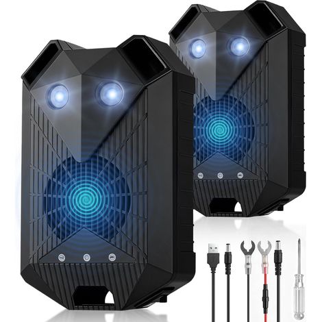 2PC Répulsif Ultrason Souris pour Voiture 3 en 1 Répulsif Ultrason Rongeur Connexion électrique du véhicule/Câblage USB/Batterie Démarrage/arrêt Automatique avec Ligne d'Extension 80cm (1/5)