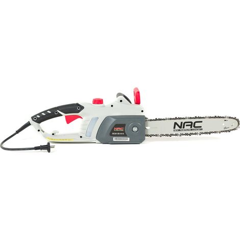 Motosierra Eléctrica NAC 1800 W, modelo CE18-35-NH, herramienta para cortar madera, 35 cm de guía, motor sin escobillas, lubricación automática, 13 m/s, mango ergonómico