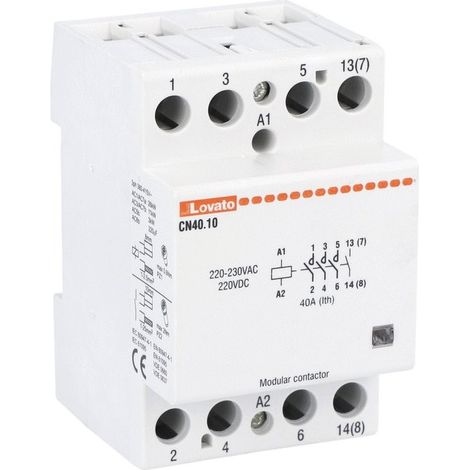 Contattore Modulare 40A Ac1 (Lovato Cod. Cn4010220)