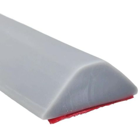 Duschschwellenstange, Silikon, selbstklebend, 100 cm, für Nass- und Trockentrennung, Badezimmer, Küche, Grau, 1 m, Höhe 1,2 cm