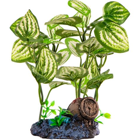 Pianta artificiale per acquario, decorazione in plastica, decorazione naturale (1/5)