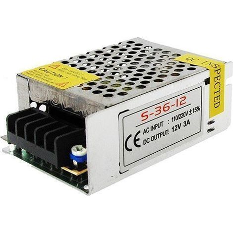 Fuente de alimentación para tiras LED 35W 12VDC