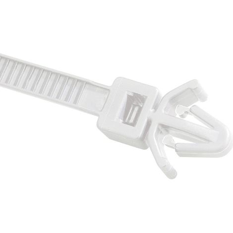 HellermannTyton 111-85729 T50RSFM-PA66-NA Kabelbinder 200 mm 4.70 mm Natur mit Spreizanker, Hitzesta (1/2)