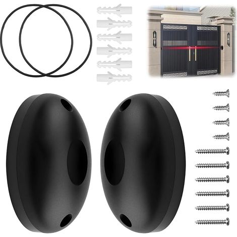 Cellule Portail Universelle 12V/24V Barrière Infrarouge Étanche Portée 20m (1/5)