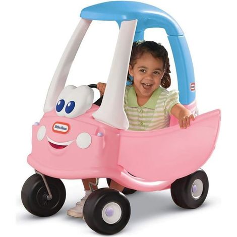 Cozy Coupe - Little Tikes - Princesse - Portes, klaxon et plancher amovibles - À partir de 18 mois (1/5)