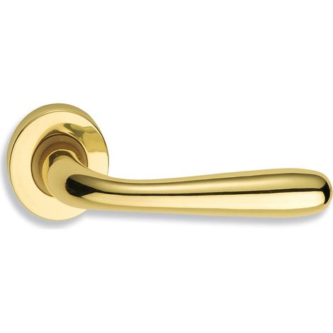 MOBILA - MANIGLIA ROSETTA IN OTTONE LUCIDO 45MM