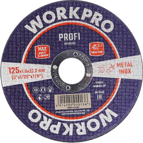 Trennscheibe, Metall, Profi, ø125 x 2,5 x 22,2 mm