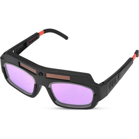 - Welding Goggles - Sunglasses - Automatic Darkening 0.1 Ms - Shade 8 or 9 - With 10 Replacement Lenses - Black - Universal Size (1/5)
