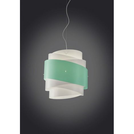 BEA Pendelleuchte ein grünes Licht Durchmesser 40x h39 cm