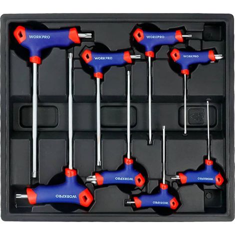 Clés Torx à poignée en T, T10-T50, jeu de 8 pièces (1/4)