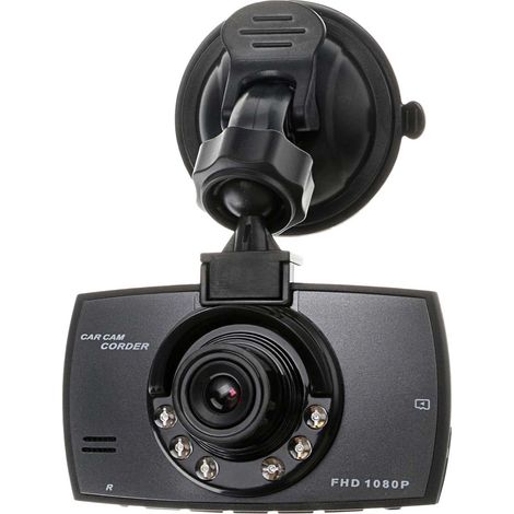 Dash Cam - Front And Rear Camera - 480P Resolution - 170 Degree Wide Angle - Parking Monitor With Motion Detection - Loop Recording - 2 2 Inch Display - For Cars (1/5)
