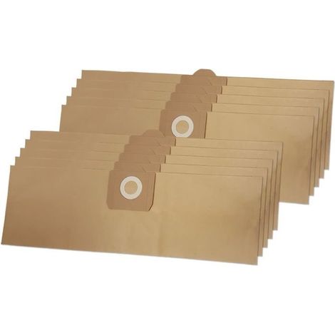 La Poussière Sac papier pour Rowenta ZR 80 ZR81 ZR814 ZR82 Karcher A2700 Hoover H31 S6145 17 litres - 10 bags (1/3)