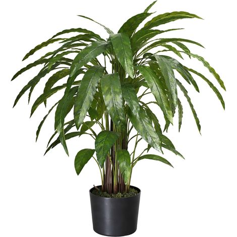 90cm Artificial Calathea Plant Dark Green (1/5)