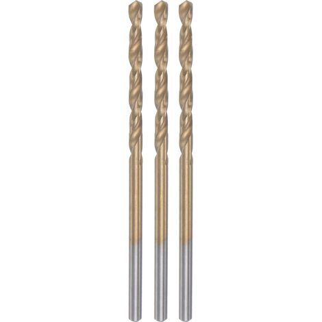 3pcs Hélicoïdal Perceuse Bits 2.2mm Titane Enduit Droit Tige (1/5)
