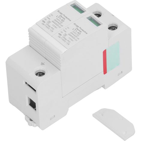 Parafoudre photovoltaïque PV 20-40kA 2P DC1000V, protecteur de surtension pour installation solaire (1/5)