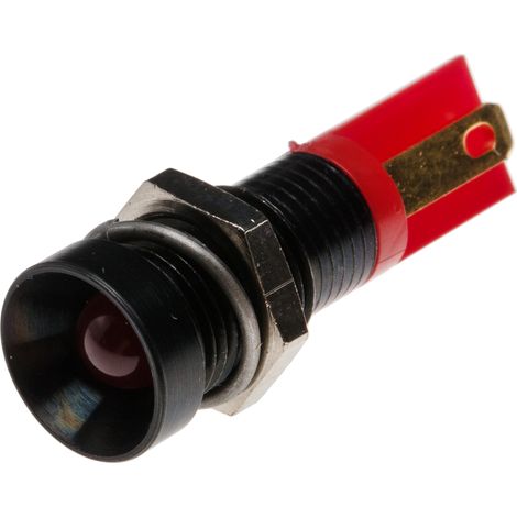 Voyant LED lumineux Rouge RS PRO, dia. 8mm, 2V c.c. ( Prix pour 1 )