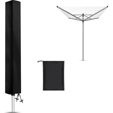 Housse de protection pour sèche-linge 180 cm, housse de coffre en tissu imperméable 210D de haute qualité, revêtement intérieur argenté, antidérapant (1/5)
