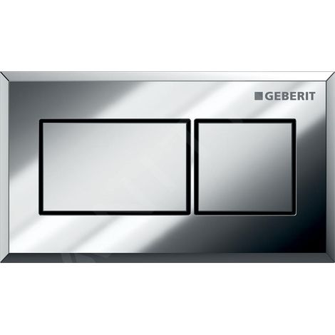 Geberit Systèmes de chasse d’eau - Déclenchement à distance pneumatique, pour rinçage double touche, chrome brillant / chrome (1/3)