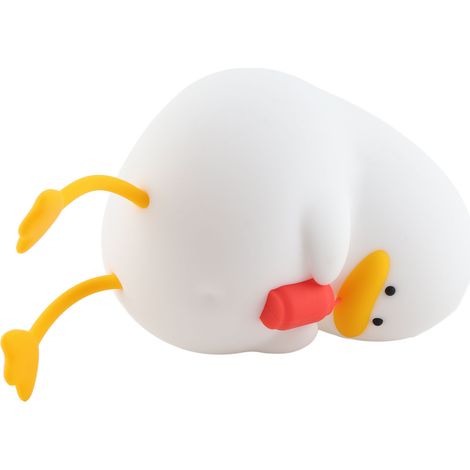 Veilleuse LED en Silicone, chargeur USB, luminosité réglable, lampe en forme de canard doux et mignon avec support pour téléphone et chapeau (1/5)
