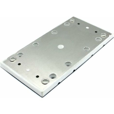 Platorello abrasivo per levigatrice orbitale RS 300, RS 3, LRS, 93 x 175 mm, disco abrasivo quadrato in alluminio (1/4)