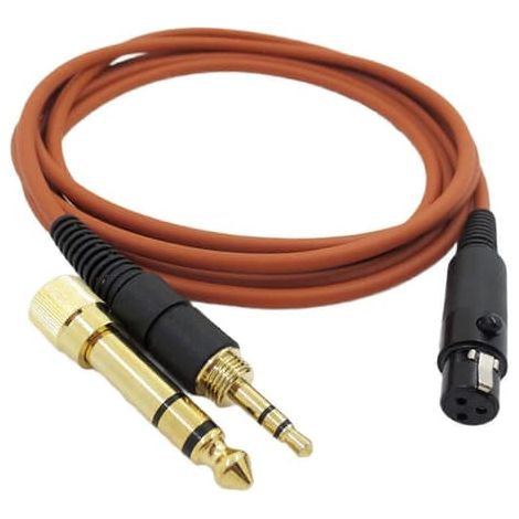 Ersatz-Audiokabel, kompatibel mit den Kopfhörern Q701, K271, K702, K712, K171, K240S und K371, mit Joys-auf-6,3-mm-/1/4-Zoll-Adapter (1/5)