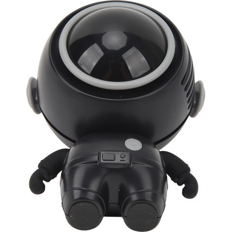Ventilateur de cou rechargeable, sortie d'air orientable à 360°, réduction du bruit, mini ventilateur de cou Spaceman sans pales pour une utilisation en extérieur (1/5)
