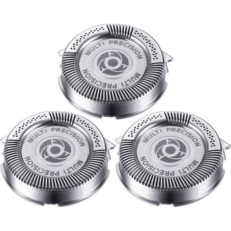 3 Pièces Têtes de Remplacement de Rasoir SH50/ 52 Compatibles avec Series 5000 (S5xxx), AquaTouch (S5xxx), AquaTouch (AT8xx, AT7xx) et PowerTouch (PT8xx, PT7xx), 9 Lames (3 Pièces) (1/5)