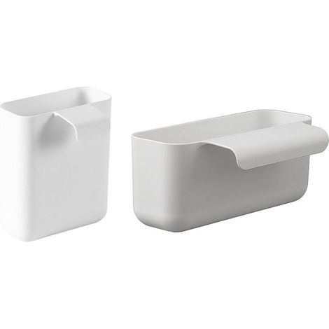 Panier d'égouttage, passoire pour fruits et légumes, panier de rangement pour déchets de cuisine (lot de 2). (1/5)