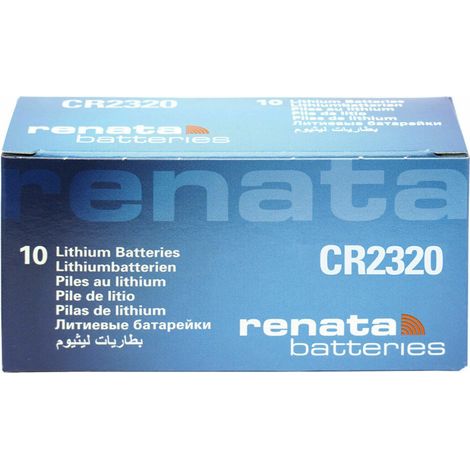 .Pile bouton CR2320 lithium 3V 150 mAh Renata.
.