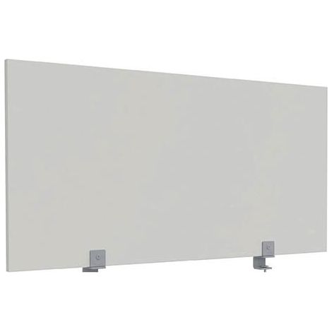 Écran de séparation KL bois antibactérien L 120 x H 60 cm - gris - Maxiburo (1/4)