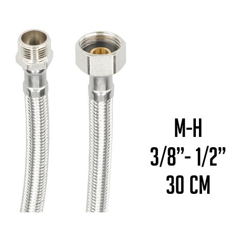 LATIGUILLO INOX. M3/8" X H1/2" 30 CM (1/2)