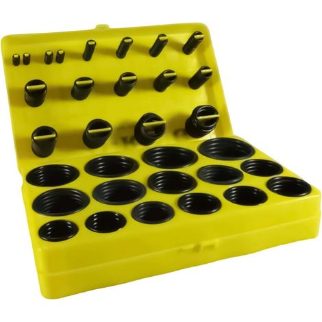 Assortiment Joints Toriques 30 tailles de rechange résistantes à l'huile et Joints Toriques Caoutchouc Nitrile Pour Tuyau Nettoyeur Haute Pression Avec Compresseur Hydraulique, Auto (1/5)