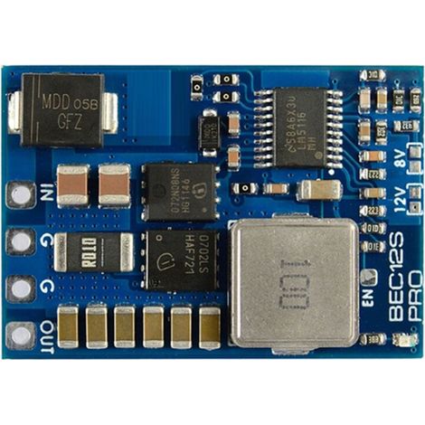 Pour Module BEC12S-PRO 9-55 V à 5 V/8 V/12 V-5 A, Protection Contre les Surintensités, Auto-Récupération pour Avion RC FPV (1/4)