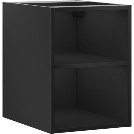 Mexen Box-A meuble ouvert avec étagère 35 cm, noir mat - 91AX2-0350-470-0-71 (1/4)