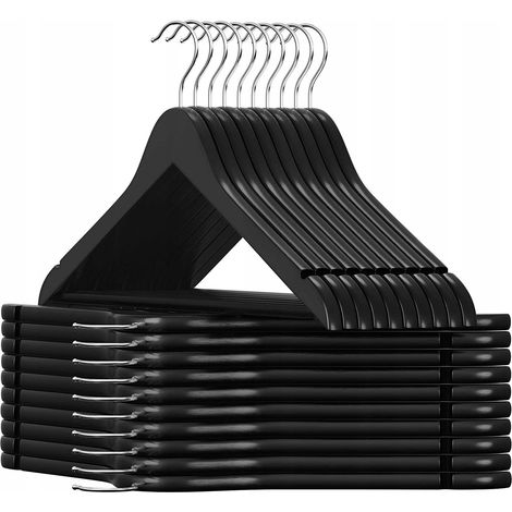 Set di 30 appendiabiti RONDO in legno nero (1/5)