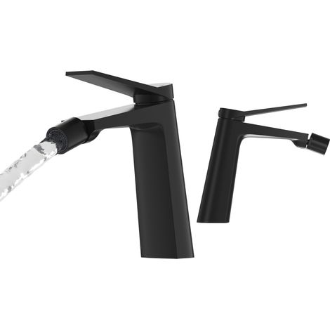 ROBINET DE BIDET NOIR SALLE DE BAIN SUPPORT EN LAITON ROBINET MODERNE SELVA (1/5)