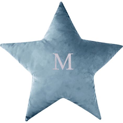 Coussin VELVET STAR VE2260 bleu