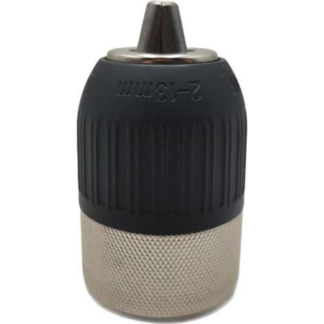 Mandrin de perceuse 13 mm à filetage 1/2-20 UNF semi-métallique à changement rapide sans clé pour perceuses et tournevis électriques, remplacement d'embout sans outil (1/5)
