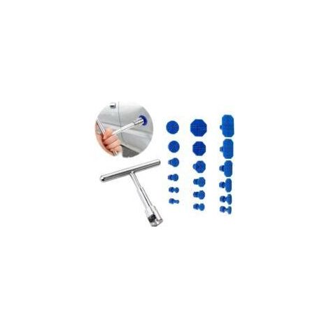 Kit di riparazione ammaccature auto da 18 pezzi, strumento per la rimozione delle ammaccature, set di attrezzi per la riparazione di ammaccature della carrozzeria